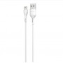 Купить ᐈ Кривой Рог ᐈ Низкая цена ᐈ Кабель Grand-X USB - Lightning (M/M), 1 м, Cu, 2.1 A, White (PL01W)