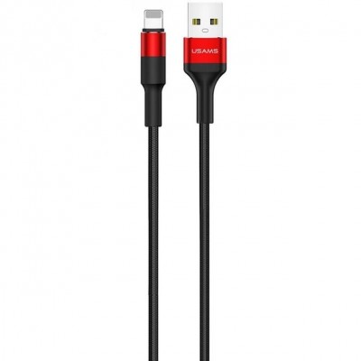 Купить ᐈ Кривой Рог ᐈ Низкая цена ᐈ Кабель Usams US-SJ220 USB - Lightning, 1.2 м, Red (SJ220IP02)