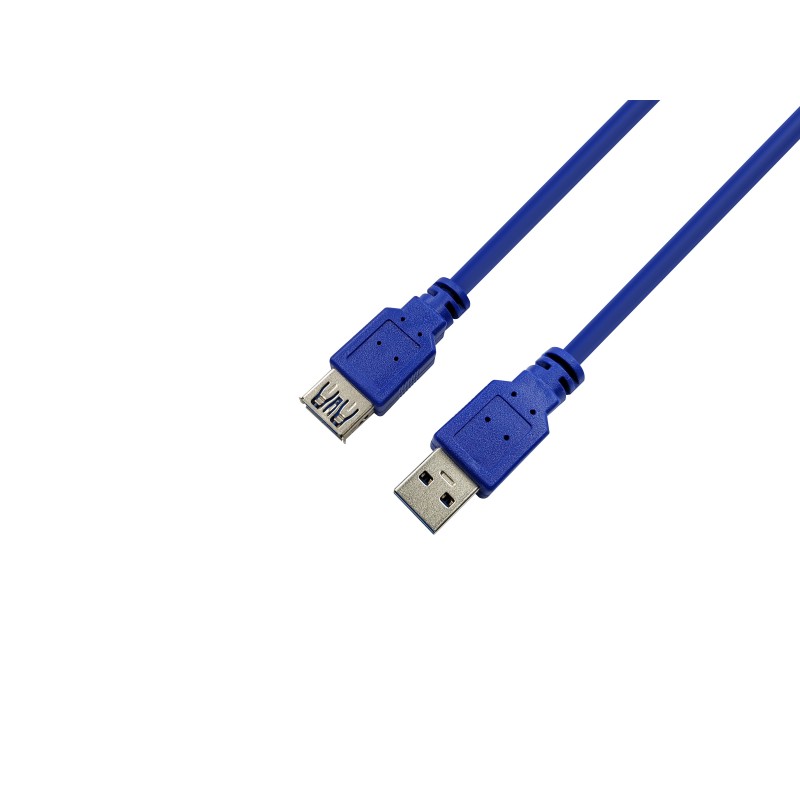 Купить ᐈ Кривой Рог ᐈ Низкая цена ᐈ Кабель ProLogix USB - USB V 3.0 (M/F), 1.8 м, синий (PR-USB-P-11-30-18m)