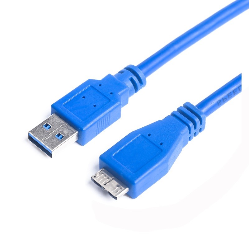 Купить ᐈ Кривой Рог ᐈ Низкая цена ᐈ Кабель ProLogix USB - micro USB Type-B V 3.0 (M/M), 0.5 м, синий (PR-USB-P-12-30-05m)