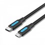 Купить ᐈ Кривой Рог ᐈ Низкая цена ᐈ Кабель Vention USB Type-C - micro USB (M/M), 0.5 м, Black (COVBD)