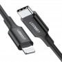 Купить ᐈ Кривой Рог ᐈ Низкая цена ᐈ Кабель Ugreen US171 USB Type-C - Lightning (M/M), 1 м, Black (60751)