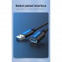 Купить ᐈ Кривой Рог ᐈ Низкая цена ᐈ Удлинитель Vention USB - USB (M/F), 2 м, Black (CBHBH)