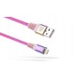 Купить ᐈ Кривой Рог ᐈ Низкая цена ᐈ Кабель REAL-EL USB - Lightning (M/M), 1 м, Rainbow (EL123500051)