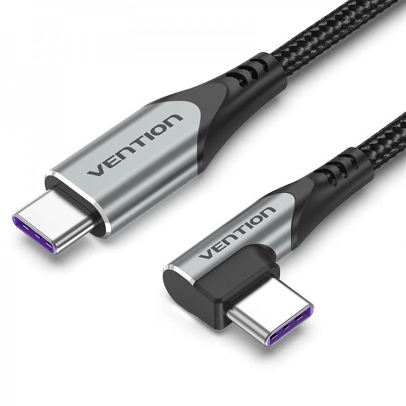 Купить ᐈ Кривой Рог ᐈ Низкая цена ᐈ Кабель Vention USB-C - USB-C, 2 m, Grey (TAKHH)