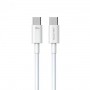 Купить ᐈ Кривой Рог ᐈ Низкая цена ᐈ Кабель WK WDC-182 USB Type-C - USB Type-C (M/M), 1 м, 100 W, White (6941027632017)