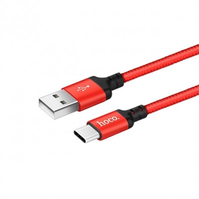 Купить ᐈ Кривой Рог ᐈ Низкая цена ᐈ Кабель Hoco X14 Times Speed USB - USB Type-C, 1 м, Red (D21029)