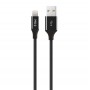 Купить ᐈ Кривой Рог ᐈ Низкая цена ᐈ Кабель Ttec USB - Lightning (M/M), AlumiCable, 1.2 м, Black (2DK16S)