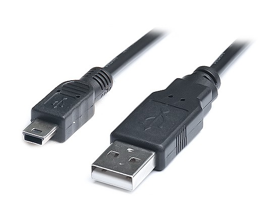 Купить ᐈ Кривой Рог ᐈ Низкая цена ᐈ Кабель REAL-EL USB - mini USB V 2.0 (M/M), 1.8 м, черный (EL123500006)