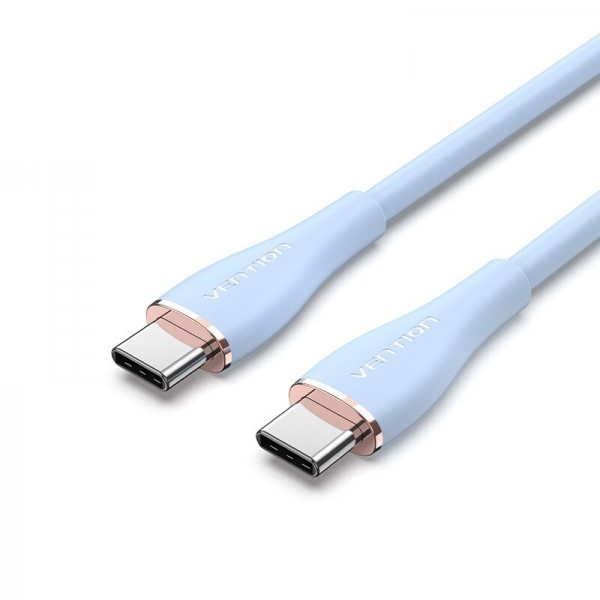 Купить ᐈ Кривой Рог ᐈ Низкая цена ᐈ Кабель Vention USB Type-C - USB Type-C (M/M), 1 м, Blue (TAWSF)