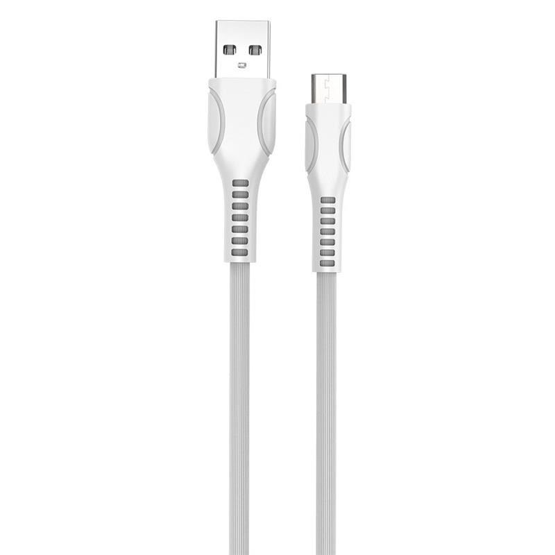 Купить ᐈ Кривой Рог ᐈ Низкая цена ᐈ Кабель ColorWay USB - micro USB (M/M), Line-Drawing, 2.4 А, 1 м, White (CW-CBUM028-WH)