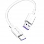 Купить ᐈ Кривой Рог ᐈ Низкая цена ᐈ Кабель ColorWay USB-USB Type-C, 5.0А, 1м, White (CW-CBUC019-WH)