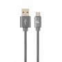 Купить ᐈ Кривой Рог ᐈ Низкая цена ᐈ Кабель Cablexpert USB - USB Type-C V 2.0 (M/M), 1 м, серый (CC-USB2S-AMCM-1M-BG) 