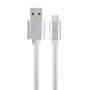 Купить ᐈ Кривой Рог ᐈ Низкая цена ᐈ Кабель Cablexpert USB - USB Type-C (M/M), 1.8 м, серебристый (CCB-mUSB2B-AMCM-6-S)