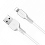 Купить ᐈ Кривой Рог ᐈ Низкая цена ᐈ Кабель Hoco X13 Easy Charged USB - Lightning, 1 м, White (D23103)