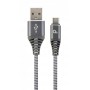 Купить ᐈ Кривой Рог ᐈ Низкая цена ᐈ Кабель Cablexpert USB - USB Type-C V 2.0 (M/M), премиум, 1 м, серый (CC-USB2B-AMCM-1M-WB2) 