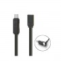Купить ᐈ Кривой Рог ᐈ Низкая цена ᐈ Кабель Remax RC-070th Gplex Lightning - micro USB + USB Type-C (F/M), 1 м, Dark Grey (695485