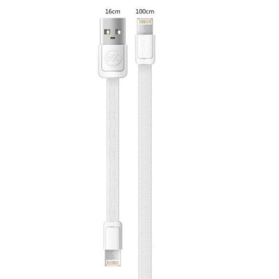 Купить ᐈ Кривой Рог ᐈ Низкая цена ᐈ Кабель WK WDC-009 M&S USB - Lightning + micro USB (M/M), 1 м, White (2000700000063)