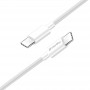 Купить ᐈ Кривой Рог ᐈ Низкая цена ᐈ Кабель ColorWay USB Type-C - USB Type-C (M/M), PD Fast Charging 100W, 5.0 А, 1 м, White (CW-