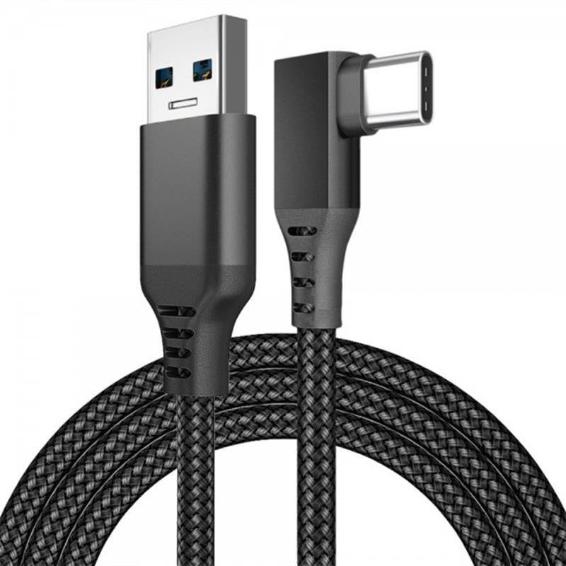 Купить ᐈ Кривой Рог ᐈ Низкая цена ᐈ Кабель Gtwin Oculus Quest Gen2 Link VR USB Type-C - USB Type-C (M/M), 5 Gbps, 3 A, 5 м, Blac