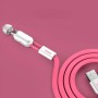 Купить ᐈ Кривой Рог ᐈ Низкая цена ᐈ Кабель Remax RC-025t Gemini USB - Lightning + micro USB (M/M), 1 м, Pink (6954851251286)