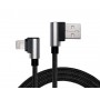 Купить ᐈ Кривой Рог ᐈ Низкая цена ᐈ Кабель REAL-EL Premium USB - Lightning (M/M), 1 м, черний (EL123500034)