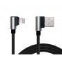 Купить ᐈ Кривой Рог ᐈ Низкая цена ᐈ Кабель REAL-EL Premium USB - Lightning (M/M), 1 м, черний (EL123500034)