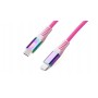 Купить ᐈ Кривой Рог ᐈ Низкая цена ᐈ Кабель REAL-EL USB Type-C - Lightning (M/M), 1 м, Rainbow (EL123500054)