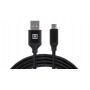 Купить ᐈ Кривой Рог ᐈ Низкая цена ᐈ Кабель REAL-EL Premium Fabric USB - micro USB (M/M), 2 м, Black (EL123500048)