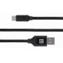 Купить ᐈ Кривой Рог ᐈ Низкая цена ᐈ Кабель REAL-EL Premium Fabric USB - USB Type-C (M/M), 2 м, Black (EL123500047)