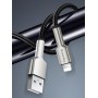 Купить ᐈ Кривой Рог ᐈ Низкая цена ᐈ Кабель ColorWay USB - Lightning (M/M), metal head, 2.4 А, 1 м, Black (CW-CBUL046-BK)