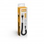 Купить ᐈ Кривой Рог ᐈ Низкая цена ᐈ Кабель ColorWay USB - Lightning (M/M), spiral, 2.4 А, 1 м, Black (CW-CBUL051-BK)