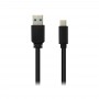 Купить ᐈ Кривой Рог ᐈ Низкая цена ᐈ Кабель Canyon USB - USB Type-C 1м, Black (CNE-USBC4B)