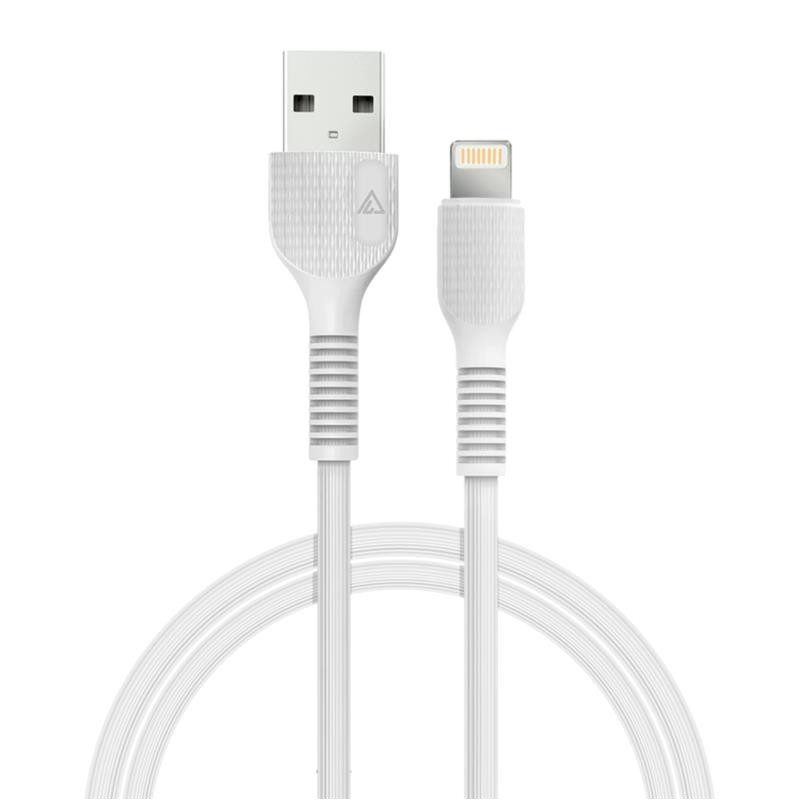 Купить ᐈ Кривой Рог ᐈ Низкая цена ᐈ Кабель ACCLAB AL-CBCOLOR-L1WT USB - Lightning (M/M), 1.2 м, White (1283126518225)