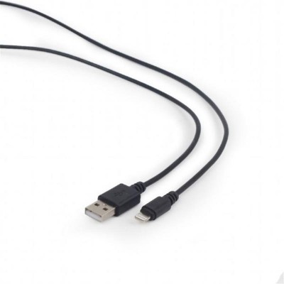 Купить ᐈ Кривой Рог ᐈ Низкая цена ᐈ Кабель Cablexpert (CC-USB2-AMLM-10), USB2.0 BM - Lightning, 3м, черный