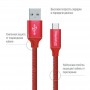 Купить ᐈ Кривой Рог ᐈ Низкая цена ᐈ Кабель ColorWay USB - USB Type-C (M/M), 1 м, Red (CW-CBUC003-RD)