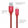 Купить ᐈ Кривой Рог ᐈ Низкая цена ᐈ Кабель ColorWay USB - micro USB (M/M), 1 м, Red (CW-CBUM002-RD)