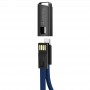 Купить ᐈ Кривой Рог ᐈ Низкая цена ᐈ Кабель ColorWay USB - Lightning (M/M), 2.4 А, 0.22 м, Blue (CW-CBUL021-BL)