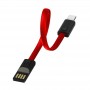 Купить ᐈ Кривой Рог ᐈ Низкая цена ᐈ Кабель ColorWay USB - Lightning (M/M), 2.4 А, 0.22 м, Red (CW-CBUL021-RD)