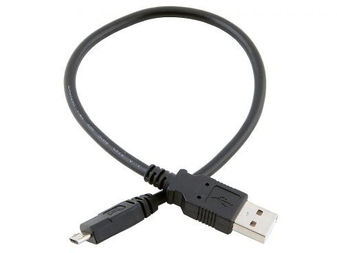 Купить ᐈ Кривой Рог ᐈ Низкая цена ᐈ Кабель Atcom USB - micro USB V 2.0 (M/M), 0.8 м, черный (9174) пакет