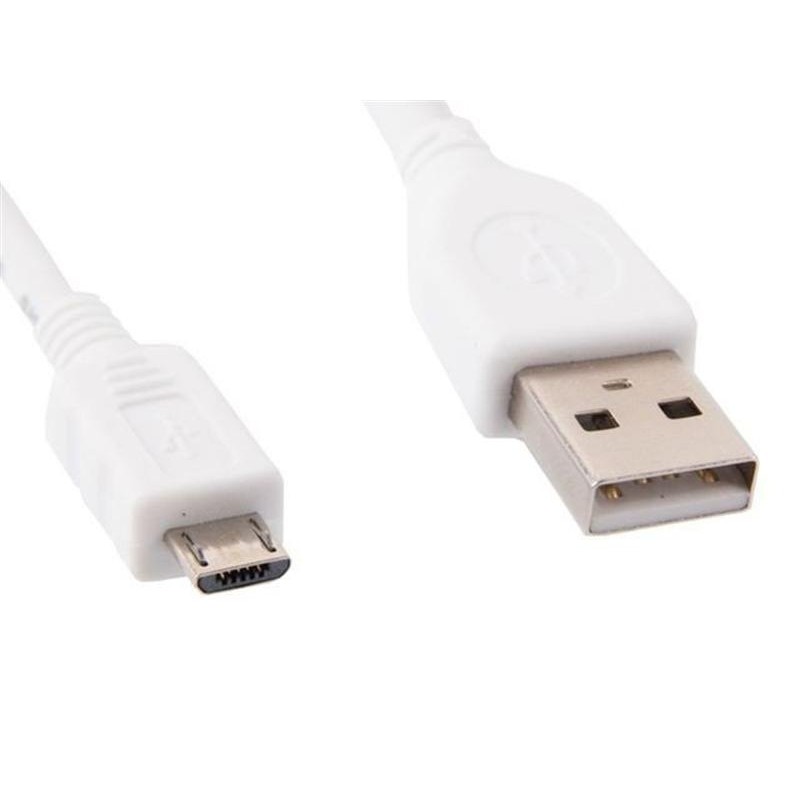 Купить ᐈ Кривой Рог ᐈ Низкая цена ᐈ Кабель Cablexpert USB - micro USB V 2.0 (M/M), Premium, 1 м, белый (CCP-mUSB2-AMBM-W-1M)