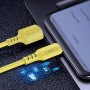 Купить ᐈ Кривой Рог ᐈ Низкая цена ᐈ Кабель ColorWay USB - USB Type-C (M/M), soft silicone, 2.4 А, 1 м, Yellow (CW-CBUC043-Y)