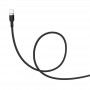 Купить ᐈ Кривой Рог ᐈ Низкая цена ᐈ Кабель ColorWay USB - USB Type-C (M/M), Spiral, 2.4 А, 1 м, Black (CW-CBUC051-BK)