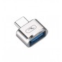 Купить ᐈ Кривой Рог ᐈ Низкая цена ᐈ Переходник SkyDolphin OT05 Mini USB Type-C - USB (M/F), silver (ADPT-00030)