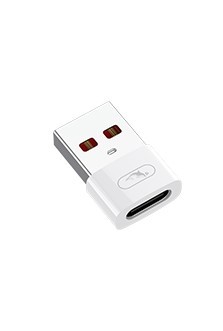 Купить ᐈ Кривой Рог ᐈ Низкая цена ᐈ Переходник SkyDolphin OT08 Mini USB Type-C - USB (F/M), white (ADPT-00032)