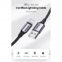 Купить ᐈ Кривой Рог ᐈ Низкая цена ᐈ Кабель Ugreen US199 USB - Lightning (M/M), 2 м, Black (60158)