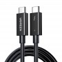 Купить ᐈ Кривой Рог ᐈ Низкая цена ᐈ Кабель Ugreen US501 USB Type-C - USB Type-C (M/M), 0.8 м, Black (30389)