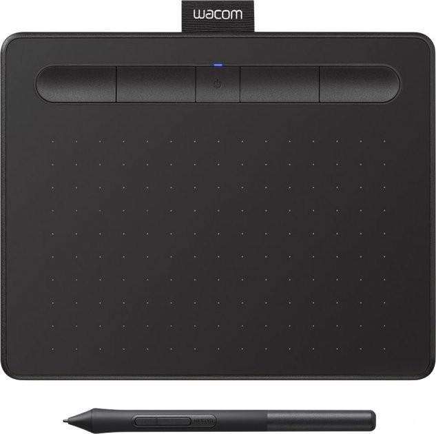 Купить ᐈ Кривой Рог ᐈ Низкая цена ᐈ Графический планшет Wacom Intuos S Bluetooth Black Manga (CTL-4100WLK-M)