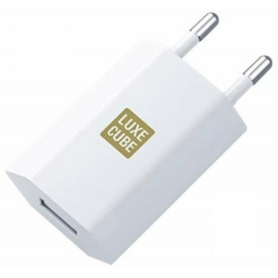 Купить ᐈ Кривой Рог ᐈ Низкая цена ᐈ Зарядное устройство Luxe Cube 1USB 1A White (7775557575181)