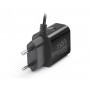 Купить ᐈ Кривой Рог ᐈ Низкая цена ᐈ Сетевое зарядное устройство REAL-EL CH-217 (2USB, 2.1A) Black + кабель Lightning
